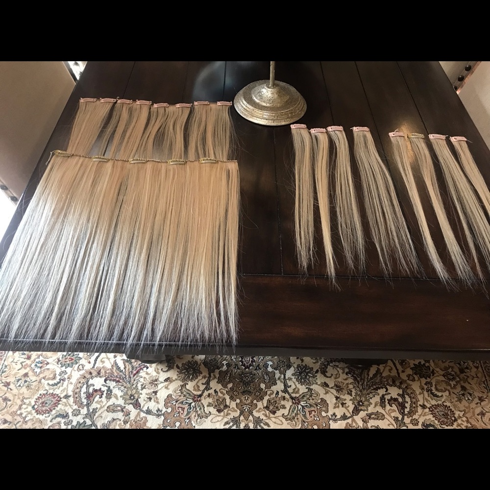 Golden/Natural Blonde hair extensions